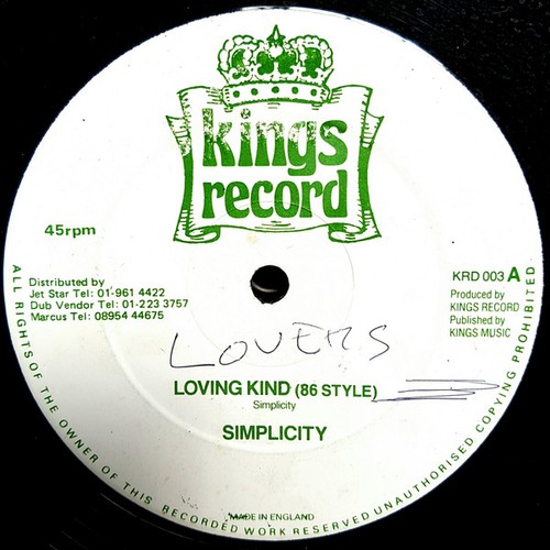 Simplicity loving kind 86 - -,