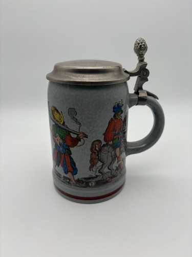 Original king beer mug tin - mug, lid